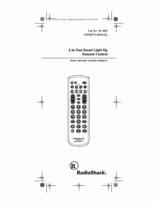 Radio Shack Universal Remote 4-in-One Smart Light-Up Remote Control-page_pdf